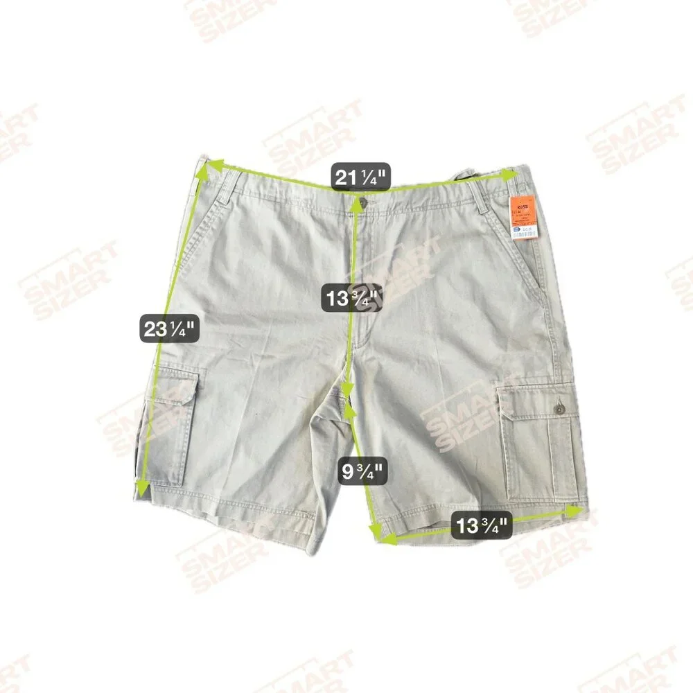 NWT Perry Ellis Cargo Stone Mens 44W‎ Relax Fit Shorts Flap Pockets 10